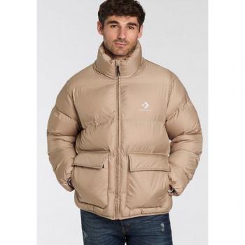 Hochgeschlossene Steppjacke für Herren