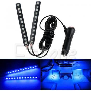 Weißes Neonlicht für Auto Innenraum 2X12 LED