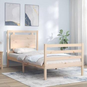 Maison du' Mondo: Giroletto Single in Legno Massello – Colore Bruino