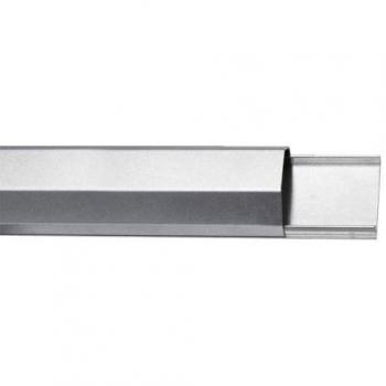 GOULOTTE PASSE-CABLES EN MATERIAU ALUMINIUM DE 50mm x 1100mm ARGENTEE