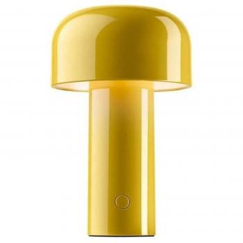 Mushroom LED Table Light Rechargeable 3W, 3-Level Glow, Metallic Finish