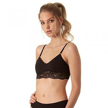 Yenita® Eleganter BH Bambus mit Spitze