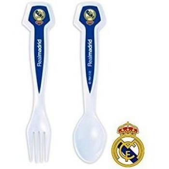 Couverts en Plastique Real Madrid (Set de 2)