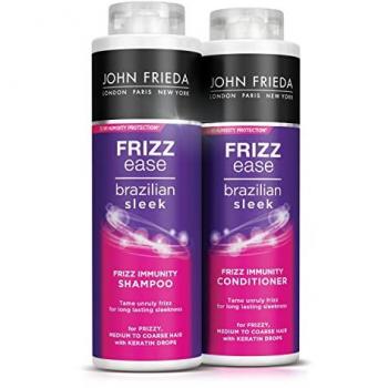 Pure Smoothing Brazilian Sleek 500 mL Shampoo/Conditioner Duo – Purple