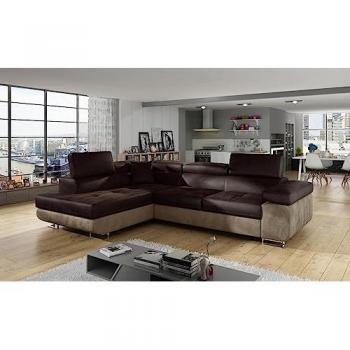 ELTAP Ecksofa ANTON 4-Sitzer mit Schlafsofa