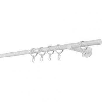 Mydeco Gardinenstange »20mm Match Wandträger 12 cm«, 1-läufig, Fixmaß