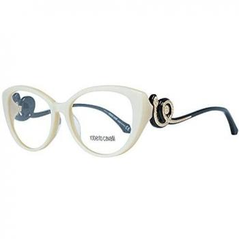 Roberto Cavalli RC5039 Occhiali da Sole, Bianco (Con Lente Polarizzata) Unisex-Adulto