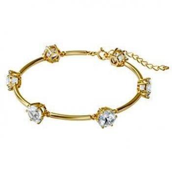 Bianco Constellation Braccialetto Swarovski Placcato Oro