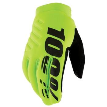Bambine Brisker 100% Guanti Gialli Fluo XL