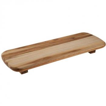Teak Buffetbrett mit Standfüßen
