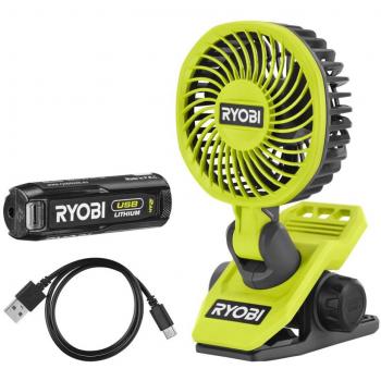 Ventilateur RYOBI 4V sur pince