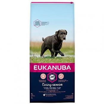 Eukanuba Senior Dog Food for Large Dogs Rich in Fresh Chicken, 12 kg