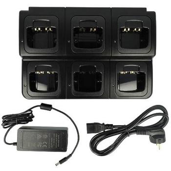 Chargeur multifonction vhbw pour talkies Motorola HT1250, HT1550, HT750