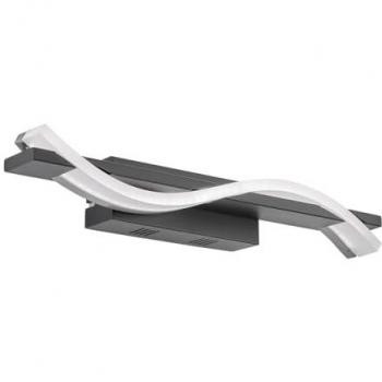 Dimmbare Wandleuchte Bridge 35cm schwarz 8W 3000K