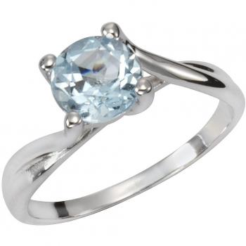 Zarte Blautopas Ringe in 925‑Sterling Silber