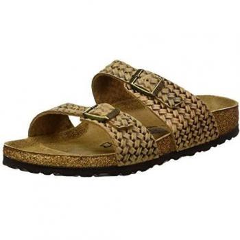 Sandali Birkenstock Sydney cuoio tabacco intrecciato 35 EU