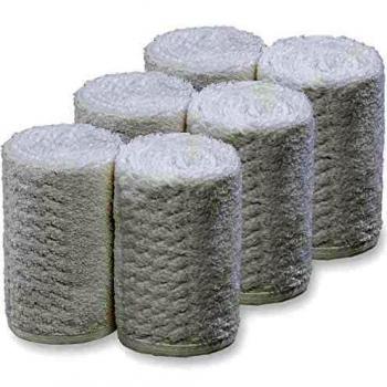 Asciugamani Bianchi 20x70cm 6pz per Viso Barburys
