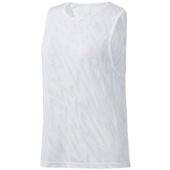 Blusa Reebok Combat Burnout Femenina Blanca