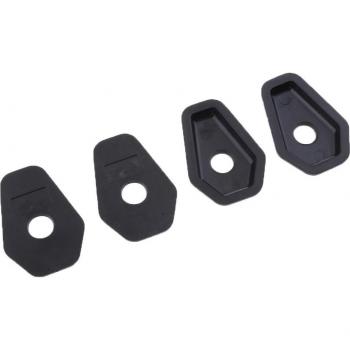 4 Black Turn Signal Adapter Spacers for Suzuki GSXR 600 750