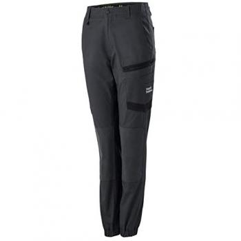 Hard Yakka Women's Black Raptor Cuffed Trousers Size 10