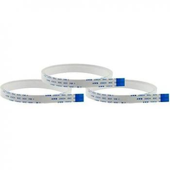 Com-four® 3X Ersatz-FPC-Kabel, Flachkabel 0,5 Pitch 8 mm, 100 cm für verschiedene Anwendungen