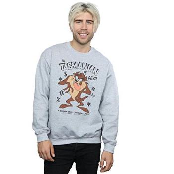 Hoodie à capuche Looney Tunes – Démon de Tasmanie gris XXL