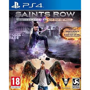 Saints Row 4 Re‑Elected PS4 + Gat Out of Hell + 2 DLCs (erste Ausgabe)