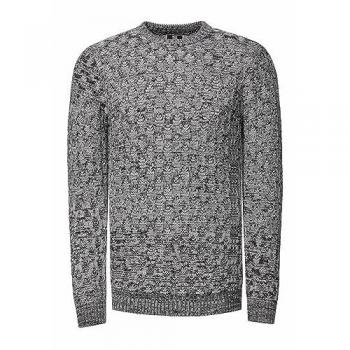 Rusty Neal Herren Strickpullover Grau mit Muster Größe XXL