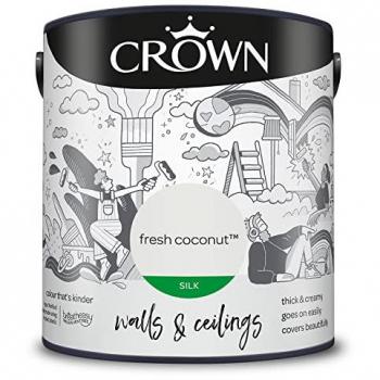 Crown Walls & Ceilings Silk 2.5L Fresh Coconut