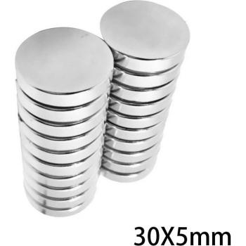 30mm x 5mm Magnetic Discs