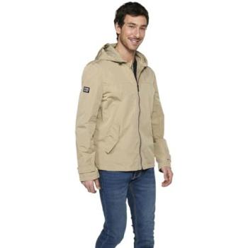 Koroshi Chaqueta Casual Hombre Repelente al Agua con Bolsillos