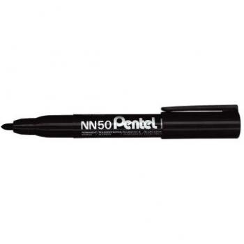 Pentel Marker, Permanent Marker Green-Label NN50 (Schwarz, 1,2 mm)