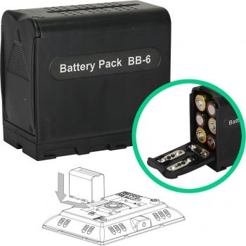 NP-F750 NP-F550 AA Battery Adapter for Yongnuo Falconeyes YN300II