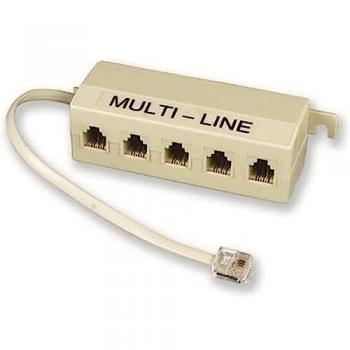 Multiprise 5 Plugs Téléphonique Electraline