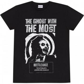 T-shirt Unisexe Noir Beetlejuice Wanted