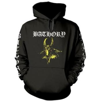 Bathory S/L Hombre Negro “Goat Yellow” – Sudadera con Capucha