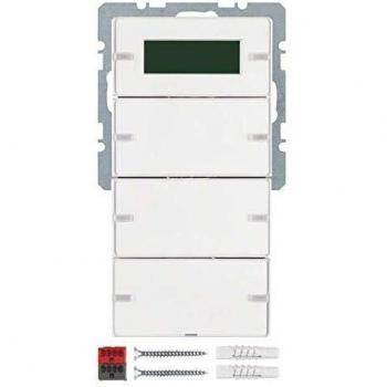 Dispositivo BP KNX 3 Teclas + Termostato na Cor Branca 75663729