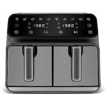 Multifry 44L Karaca Digital Twin Friggitrice a Aria Nero