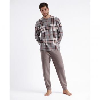 Pyjama mit langen Ärmeln – Admas Magnific Tartan Edition