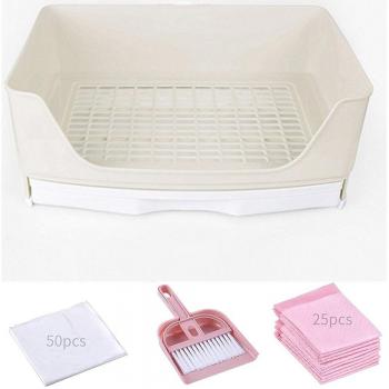 Combo Todo en Uno: Caja para Conejos, Inodoro y Cajón