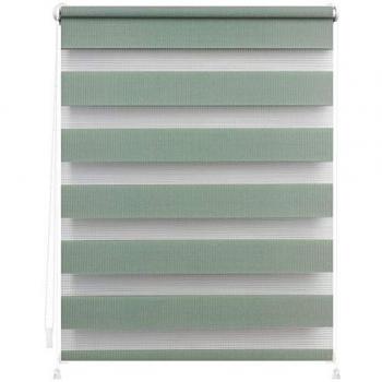 Doppelrollo Duo Rollo Klemmfix, ohne Bohren, halbtransparent, verspannt