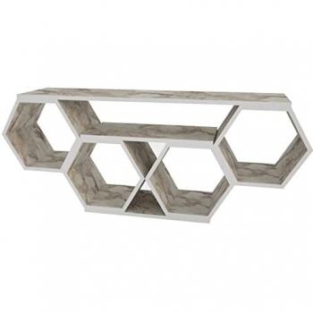 Honey 120 cm Hexagonal TV Unit for TVs up to 51 inches