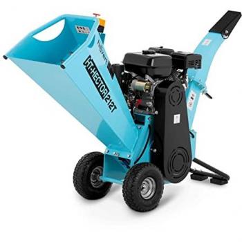 Broyeur Végétaux Essence Thermique Jardin Déchiqueteuse 5145 W 3600 tr/min diamètre 80 mm