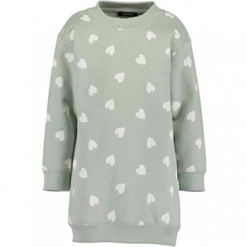 Gletscherblaues Sweatkleid für Mädchen