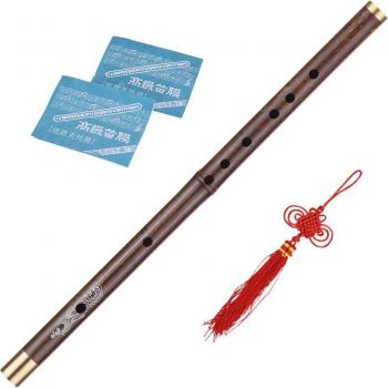 G Key Black Bamboo Dizi Flute