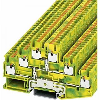 Phoenix Contact PT 2,5-3PE 3210525 Dreistock-Schutzleiterklemme Polzahl (num): 6 0.14 mm² 2.5 mm² G