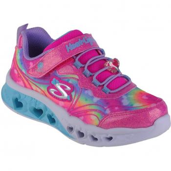 Skechers Flutter Heart Lights-Groovy Swirl, scarpe senza lacci rosa