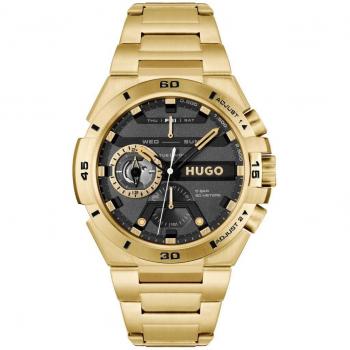 HUGO #Wild Gold Stainless Steel Watch