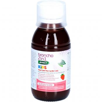 Broncho 2in1 Kids Sirop contre la toux Fraise, Toux sèche & grasse 120 ml