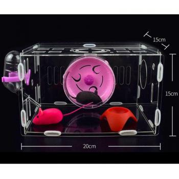 Hamster Accessories Acrylic Castle Cage